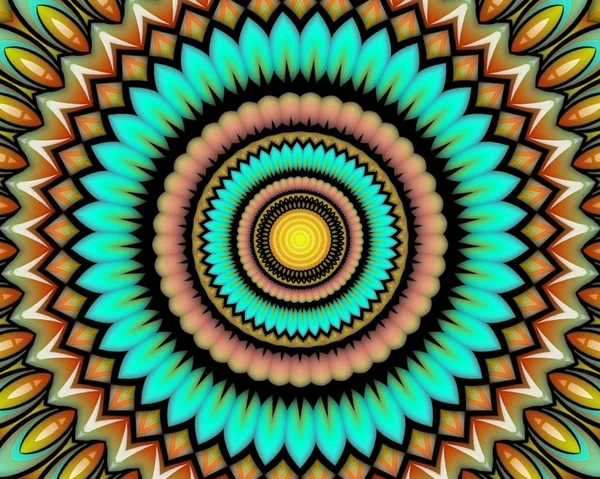 Mandala Symbol Bild Obrazek Stockowy