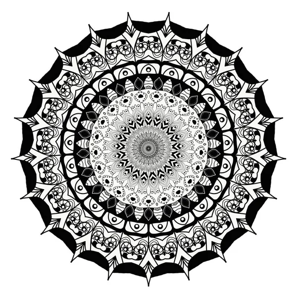 Mandala Symbol Zeichen — Stockfoto