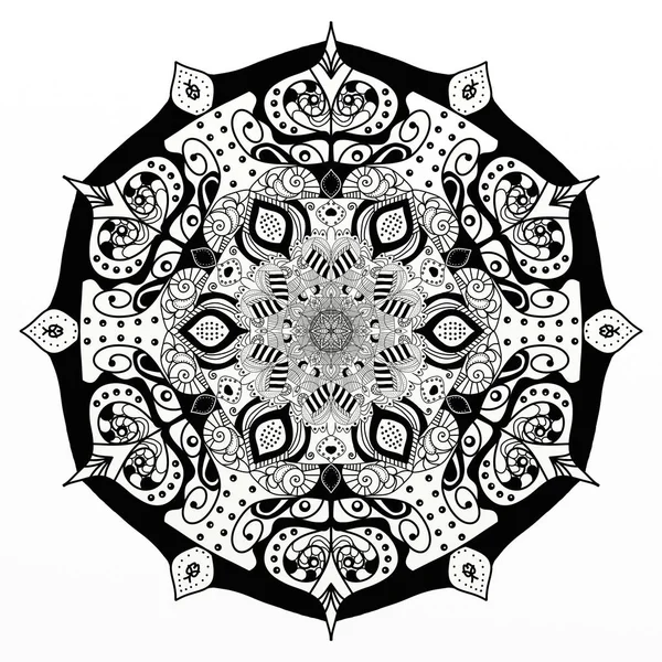 Mandala-Symbol lizenzfreie Stockbilder