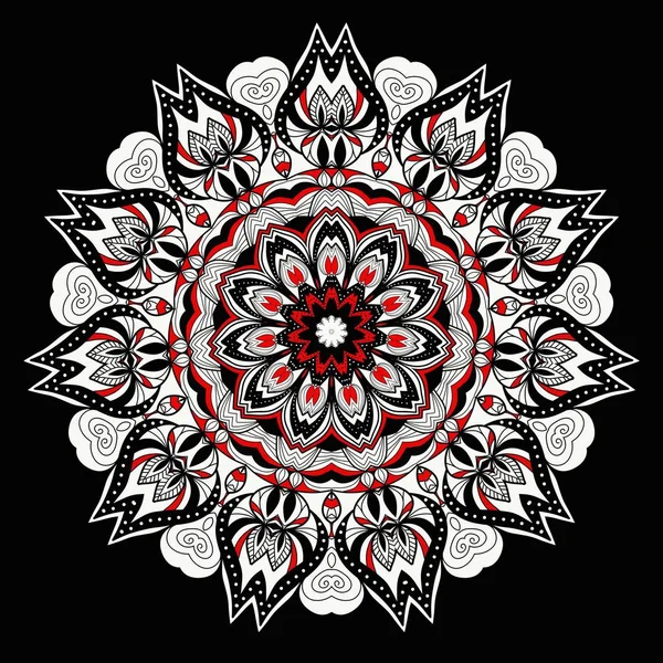 Mandala-Symbol lizenzfreie Stockbilder