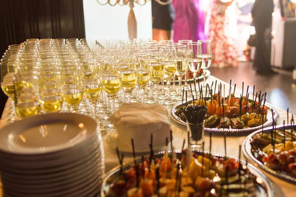 Vin catering för gäster — Stockfoto