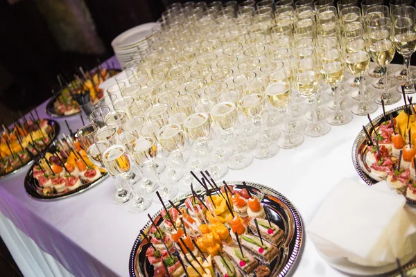 Vin catering för gäster — Stockfoto