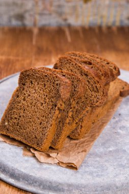 taze kahverengi ekmek
