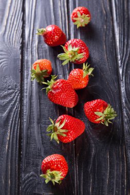 Olgun kırmızı çilekler