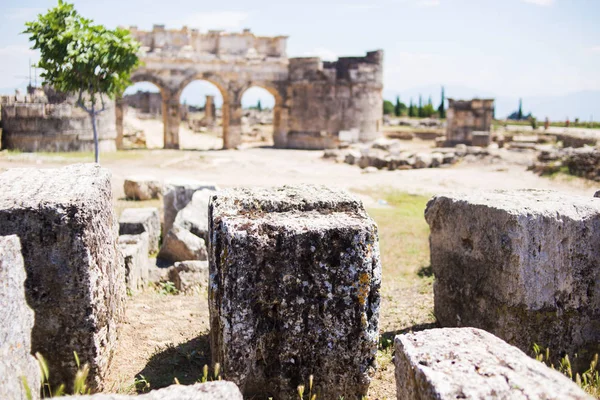 Hierapolis starožitný Roman — Stock fotografie