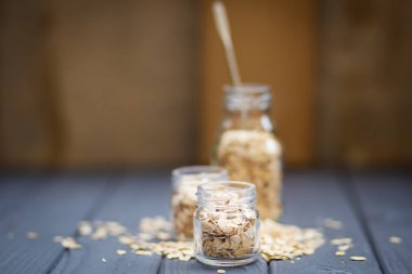 yulaf gevreği kavanoz