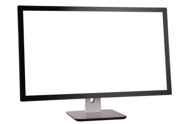 beyaz izole monitör