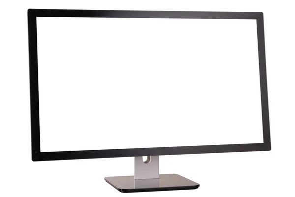 Monitor isolado em branco — Fotografia de Stock