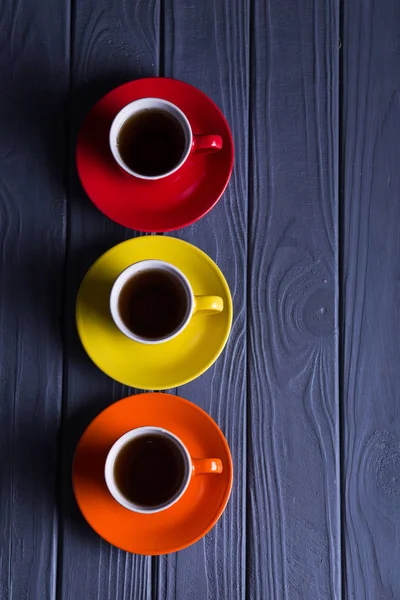 Színes csésze kávé — Stock Fotó
