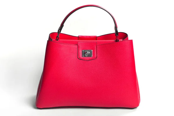 Elegancia bolsa roja — Foto de Stock