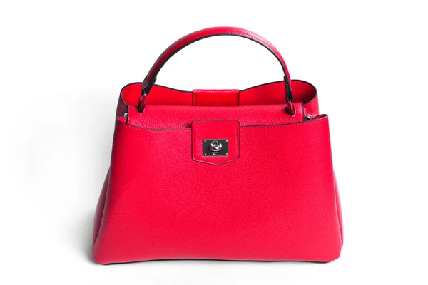 Elegancia bolsa roja — Foto de Stock