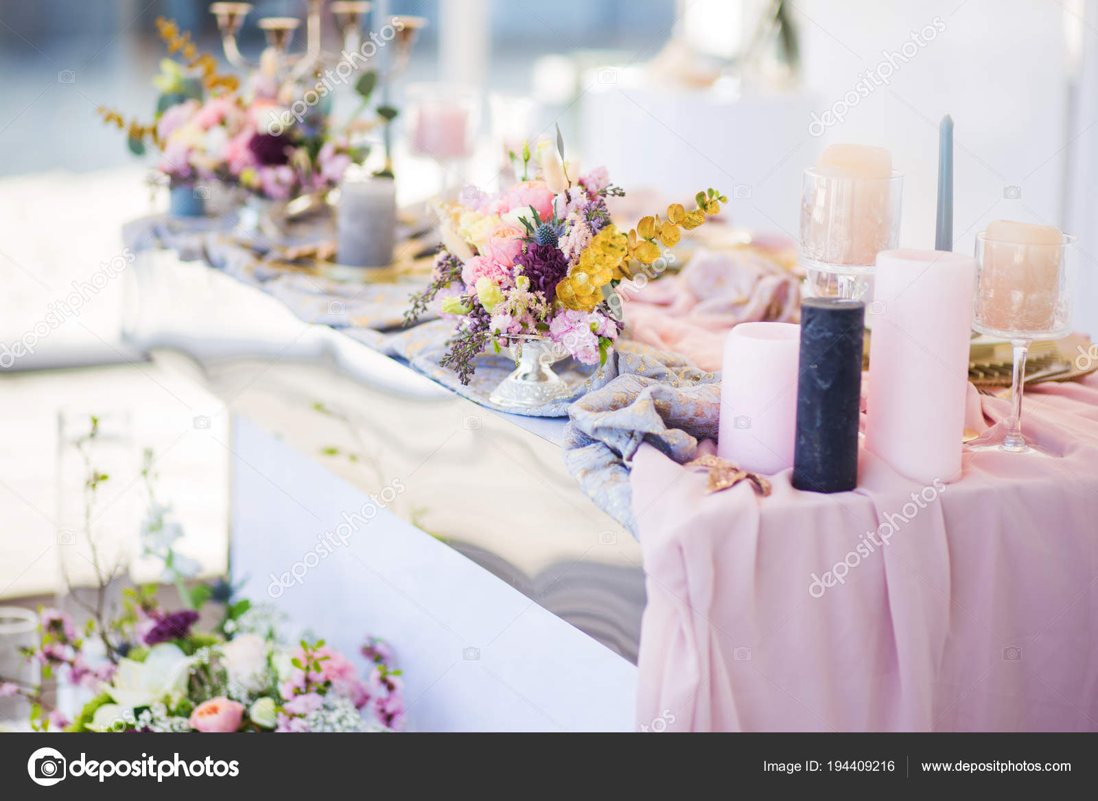 Wedding Table Decoration Stock Photo C Pil7615 194409216