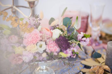 Düğün masa dekorasyonu