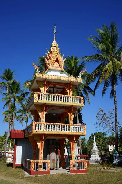 Věž v buddhistické wat — Stock fotografie