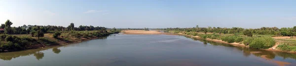 湄公河的全景 — 图库照片