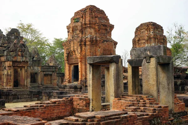 Binnen de khmer tempel — Stockfoto