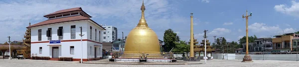 Inside monsastery i Hpa-An — Stockfoto