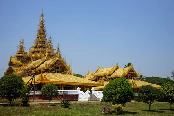 Kanbawzathadi Palace στη Μιανμάρ — Φωτογραφία Αρχείου