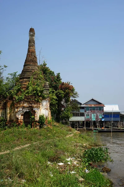 Staré cihly pagoda — Stock fotografie