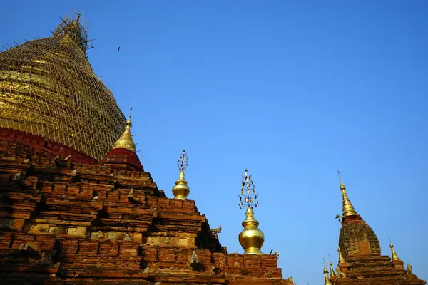 Tegelvägg i Bagan — Stockfoto