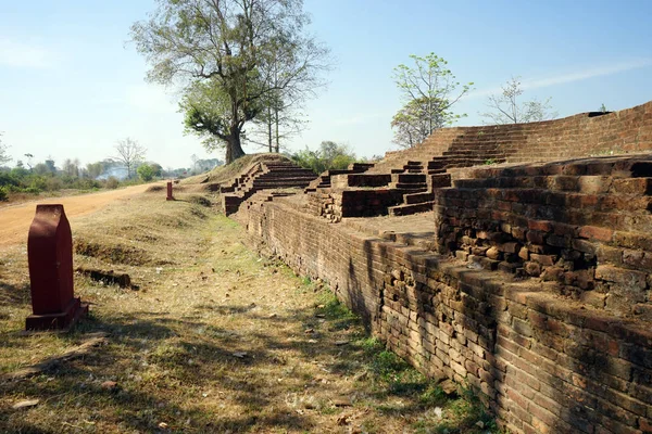 Старовинні стіни в М'янмі — стокове фото