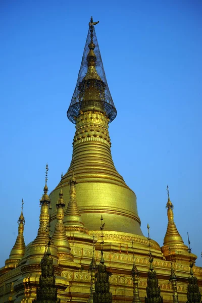 Pagode de Shwesandaw em Mianmar — Fotografia de Stock