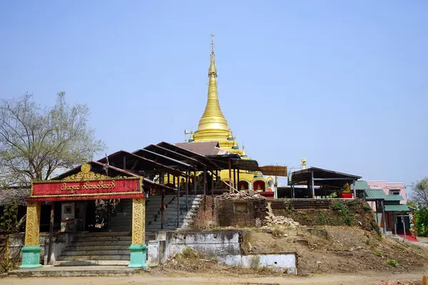 Shwemyetman Paya w Myanmar — Zdjęcie stockowe