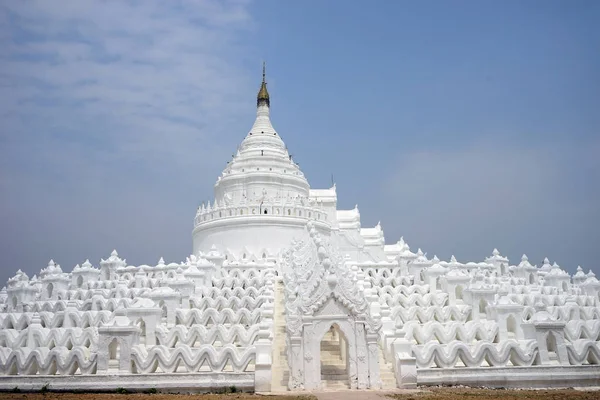 Пагода Hsinbyume в Mingun — стокове фото