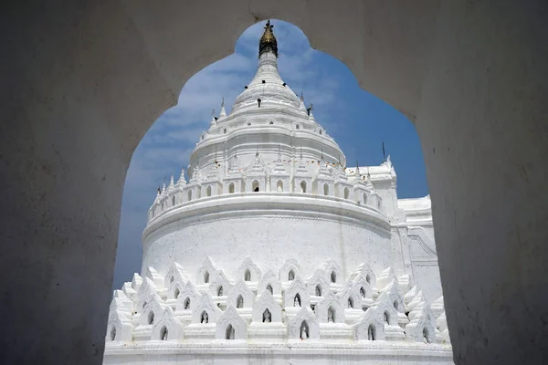 Пагода Hsinbyume в Mingun — стокове фото