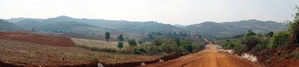 Feldweg in Myanmar — Stockfoto