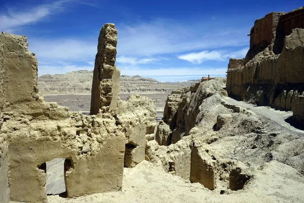 Ruins in Guge Kingdom — Stock Photo, Image