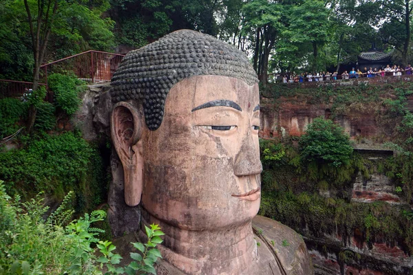 Tête de bouddha — Photo