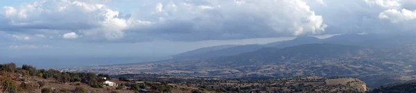 Panorama över fält — Stockfoto