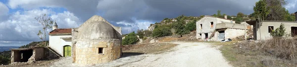 被遗弃的土耳其村庄全景 — 图库照片