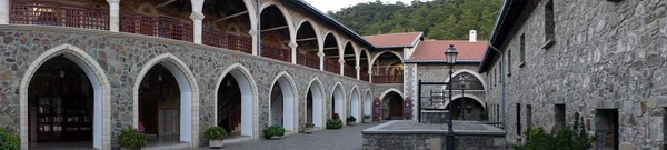 Inner yard of monastery — Stock Photo, Image