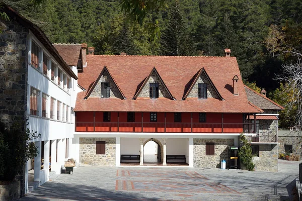 Inner yard of monastery — Stock Photo, Image