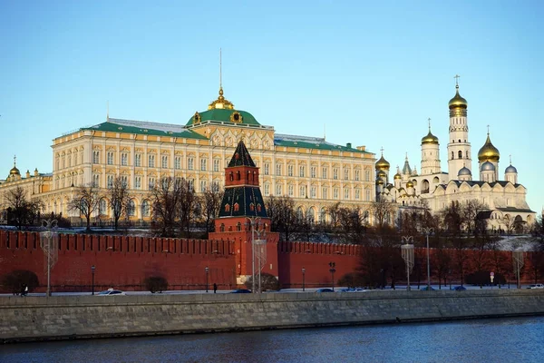 Rio Kremlin e Moscou — Fotografia de Stock