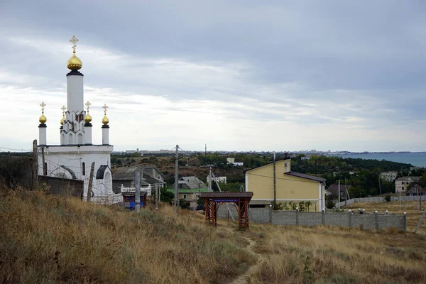 Sebastopol Russia Circa September 2019 Kerk Buurt Van Lubimovka — Stockfoto