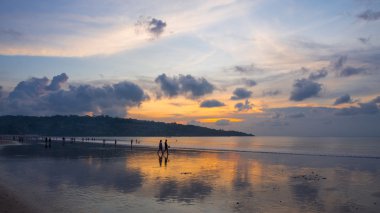 Jimbaran Beach Sunset clipart
