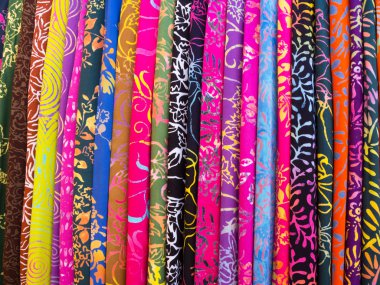 Renkli Sarongs Bali.