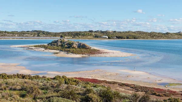 Herschel lake auf rotnest island — Stockfoto