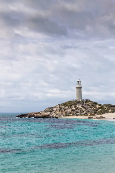 巴瑟斯特洛特尼斯岛上的灯塔 — 图库照片