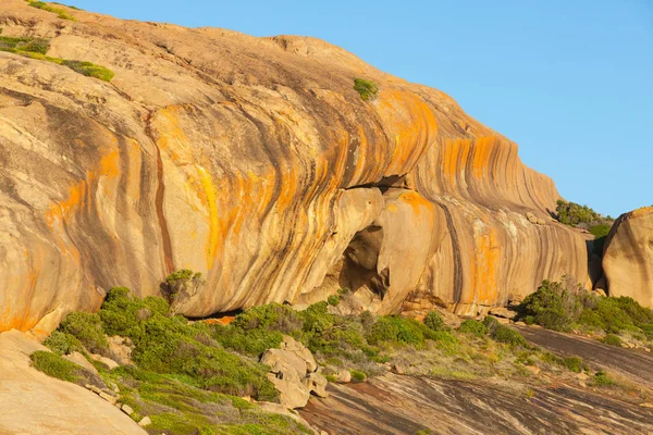 West Beach Rocks e Lichen — Fotografia de Stock