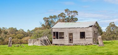Terk edilmiş Avustralya çiftlik 