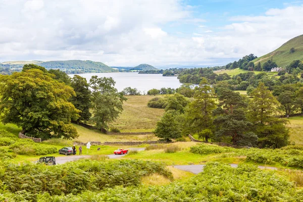 Lake District landsväg — Stockfoto