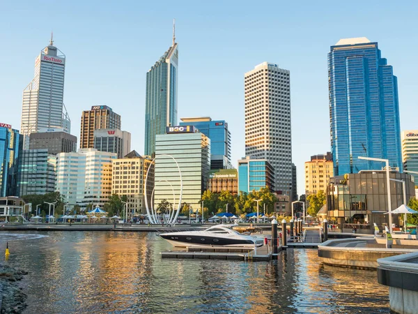 Elizabeth Quay em Perth — Fotografia de Stock