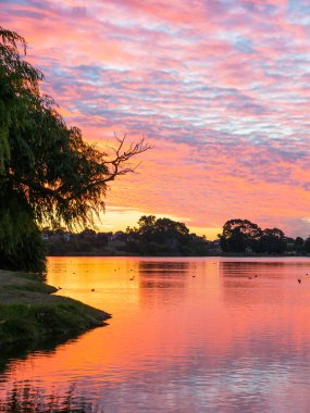 Göl tüccarı günbatımı