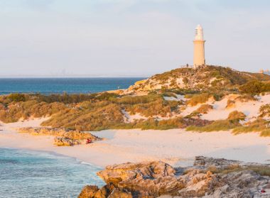 Bathurst feneri Rottnest Adası