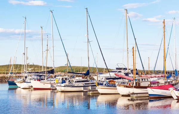 Iates em Amble Marina — Fotografia de Stock