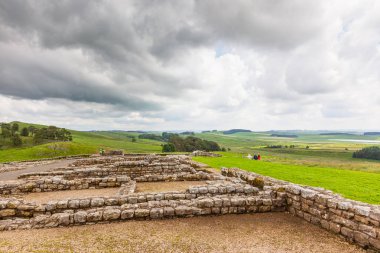 Housesteads Roman Fort Harabeleri